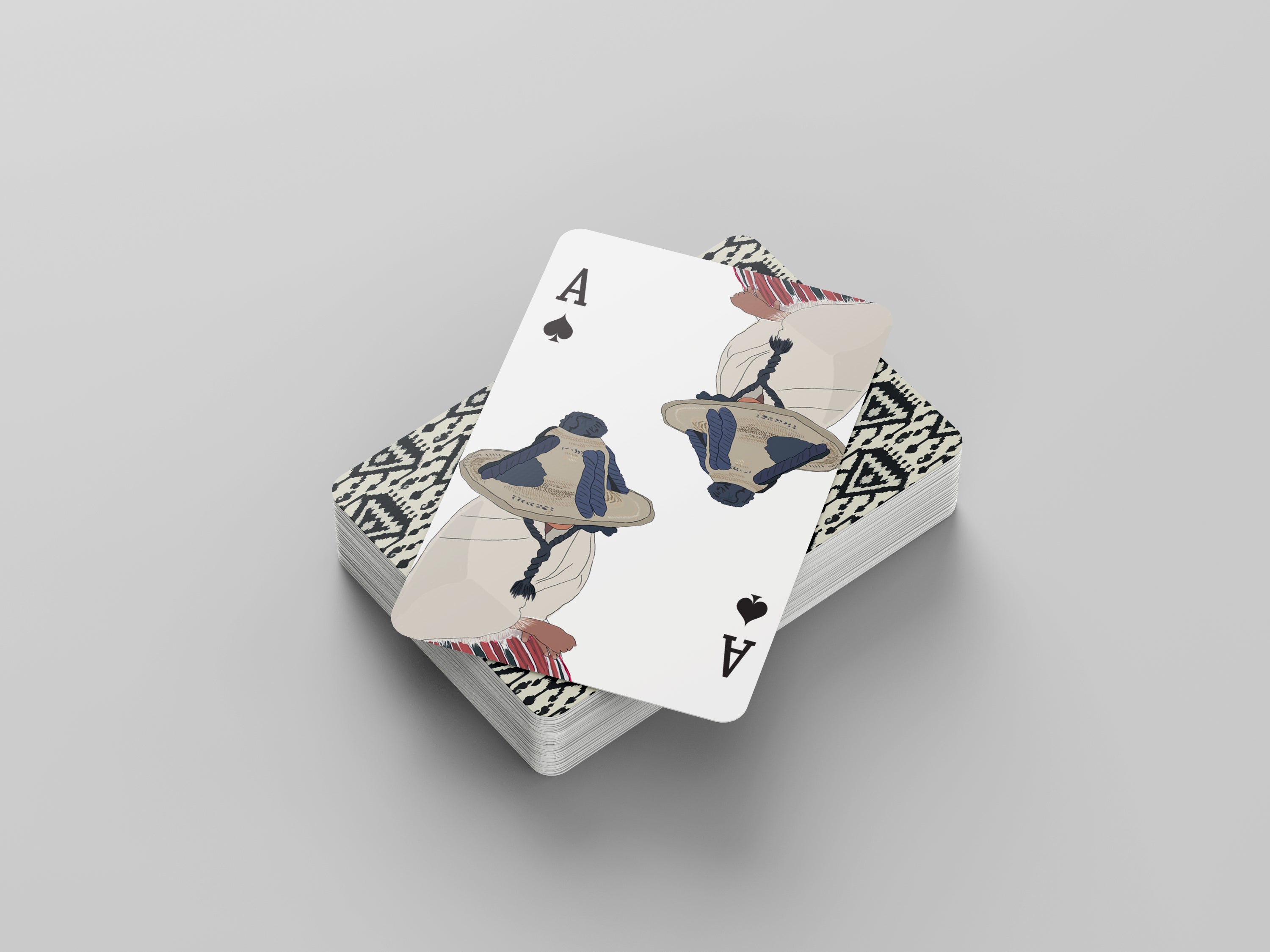 Ink Ikat | Illustrated Playing Cards