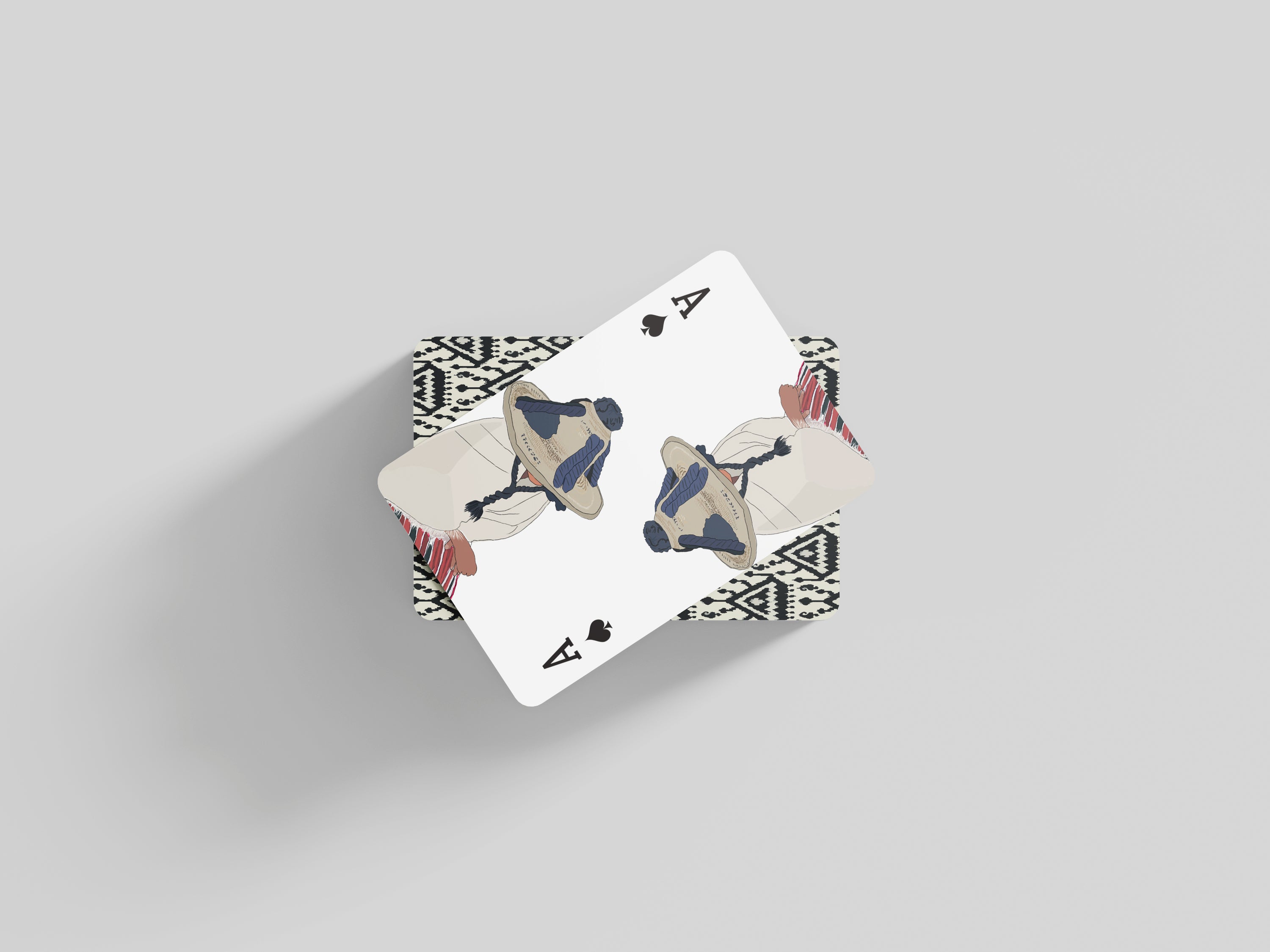 Ink Ikat | Illustrated Playing Cards