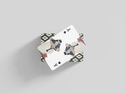 Indigo Ikat | Illustrated Playing Cards