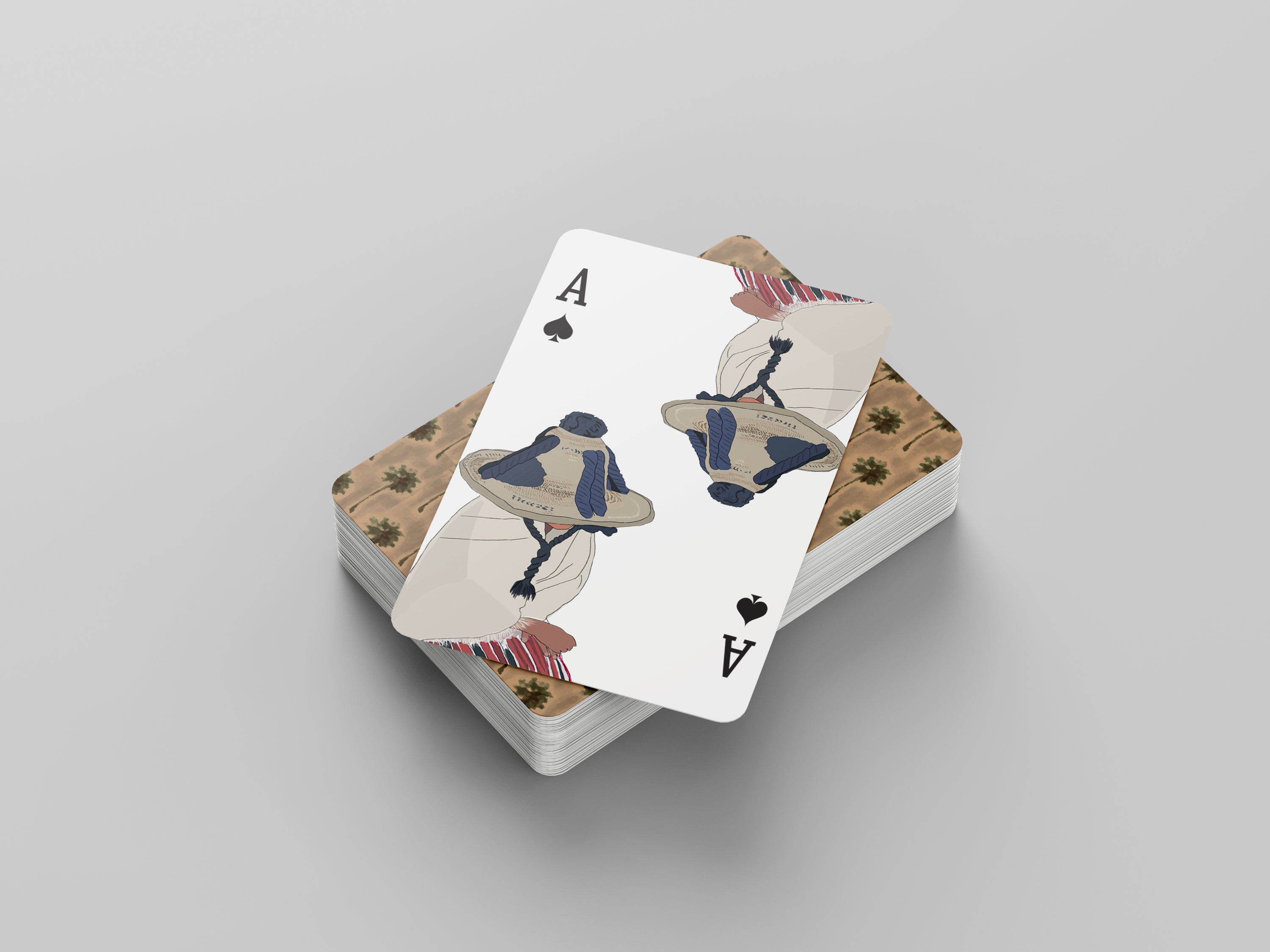 Palm Grove - Illustrated Playing Cards