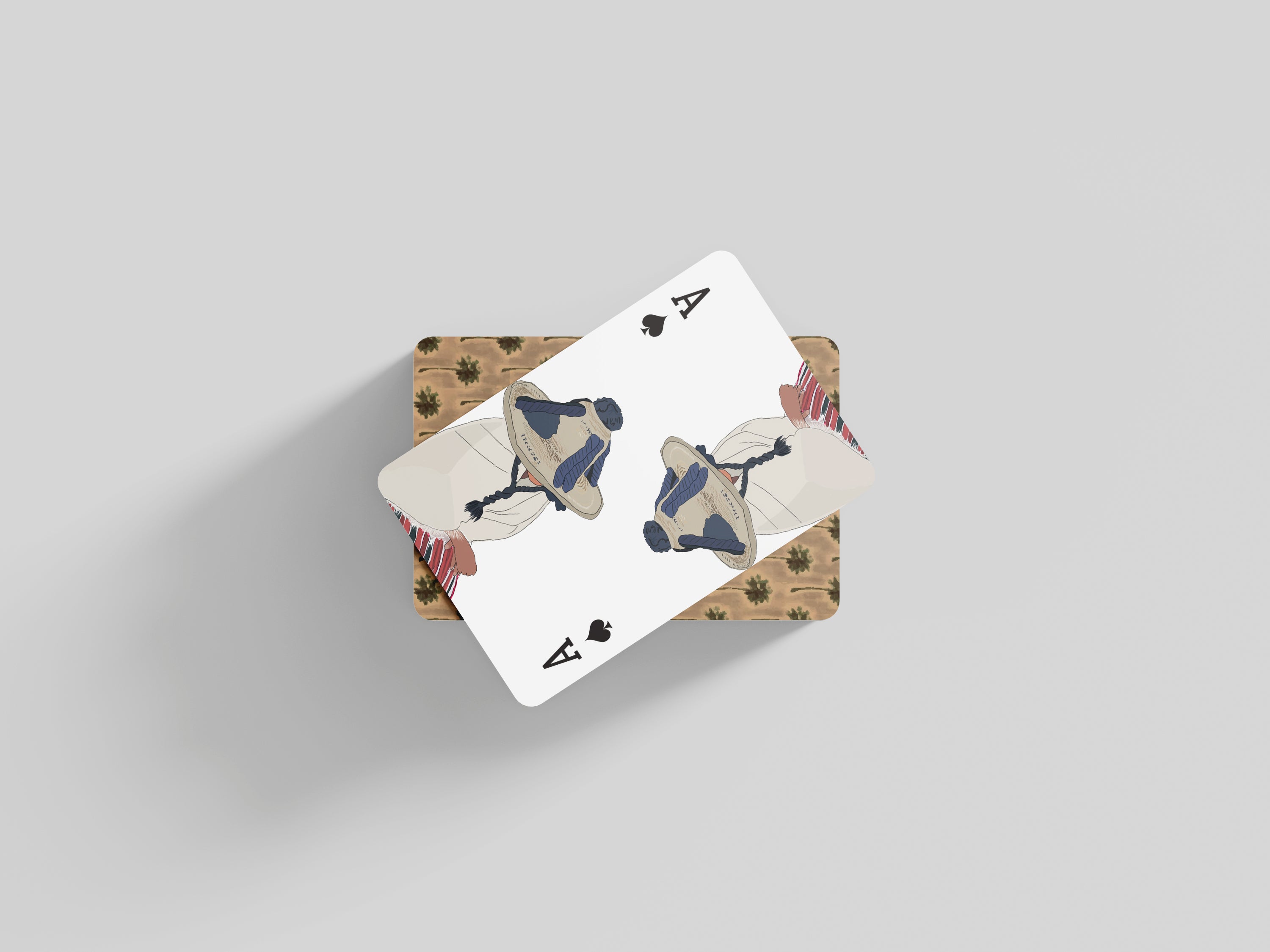 Palm Grove - Illustrated Playing Cards