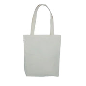Plain white canvas tote bag with handles, ethnik Morocco accessory