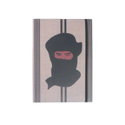 Ethnik stationery notebook with minimalist nomad illustration, Moroccan design, neutral tones