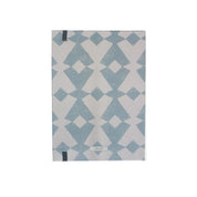 ethnik Moroccan stationery folder with green geometric pattern on white background